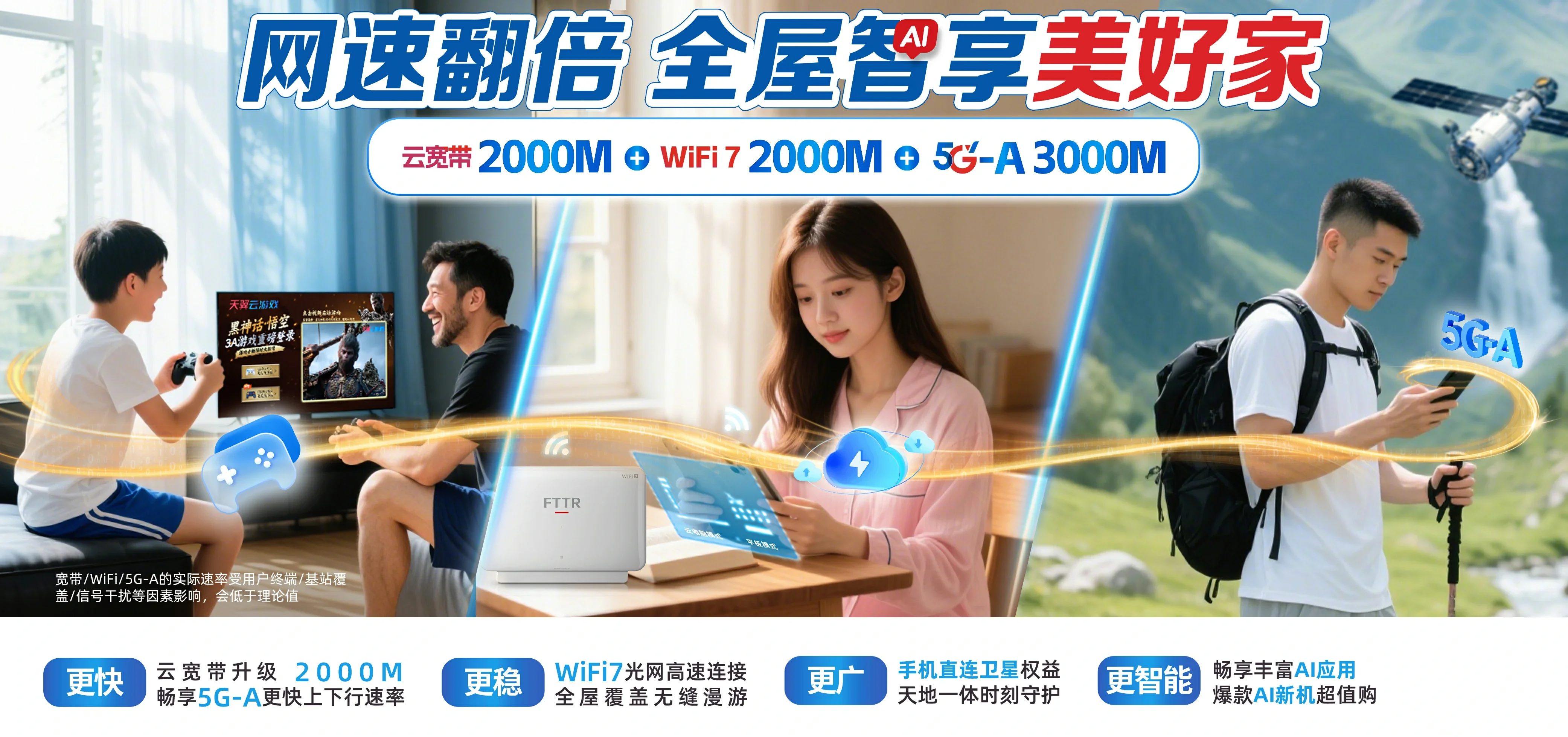 中国电信 定南县电信宽带 宽带套餐
